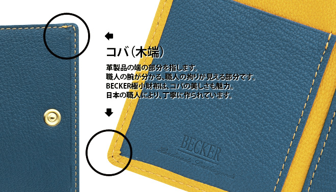極小財布小さい財布ミニ財布BECKERベッカー